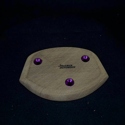 17mm Convex Crimp - Wood Climbing Hold