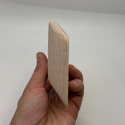 30mm 49° Very incut crimp - Wood Climbing Hold