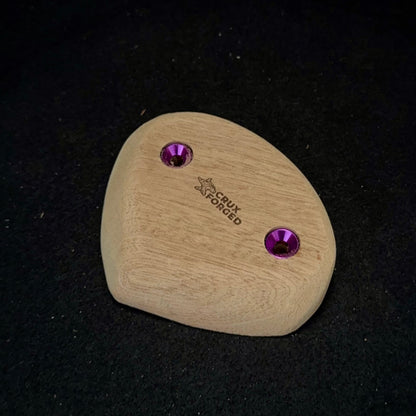 20mm 40° incut Crimp - Wood Climbing Hold