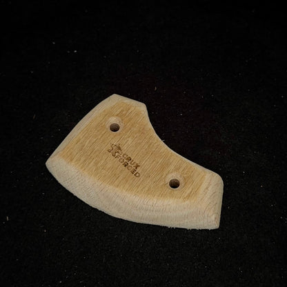 12mm 45° incut 3-finger Micro Crimp - Wood Climbing Hold