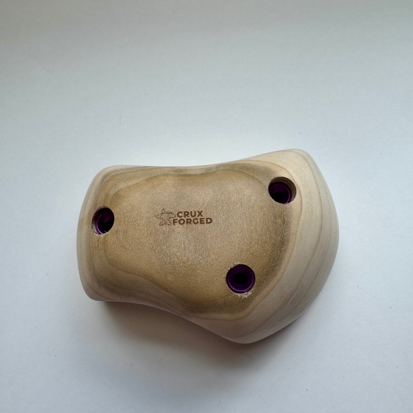 75-0°-70 Maple Tomahawk Pinch Pair - Wood Climbing Hold