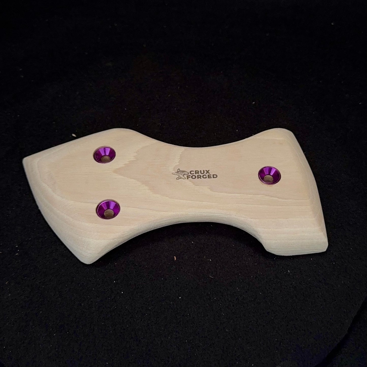 Thin "Wutang" Pinch - Wood Climbing Hold