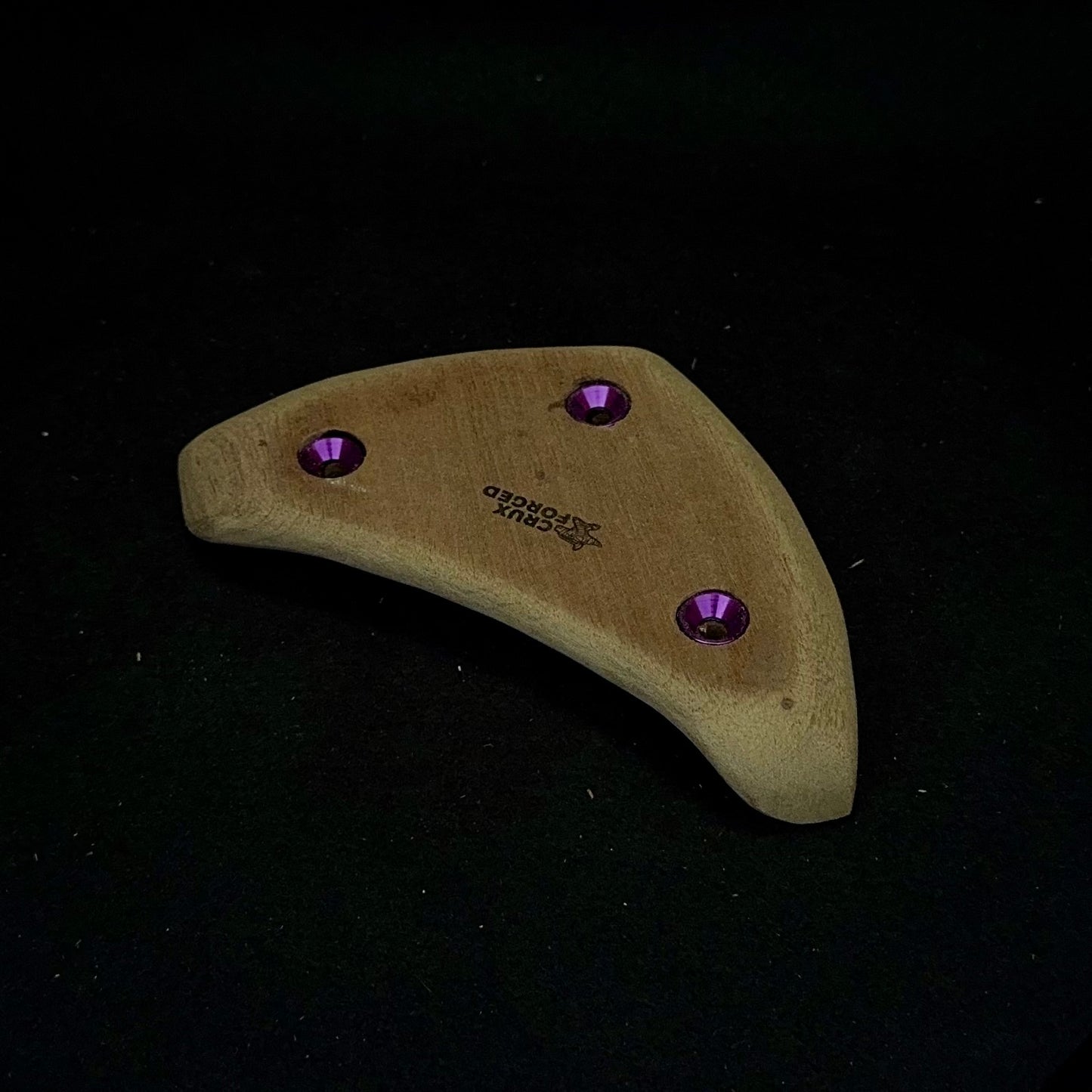 20-22mm Mask Crimp - Wood Climbing Hold