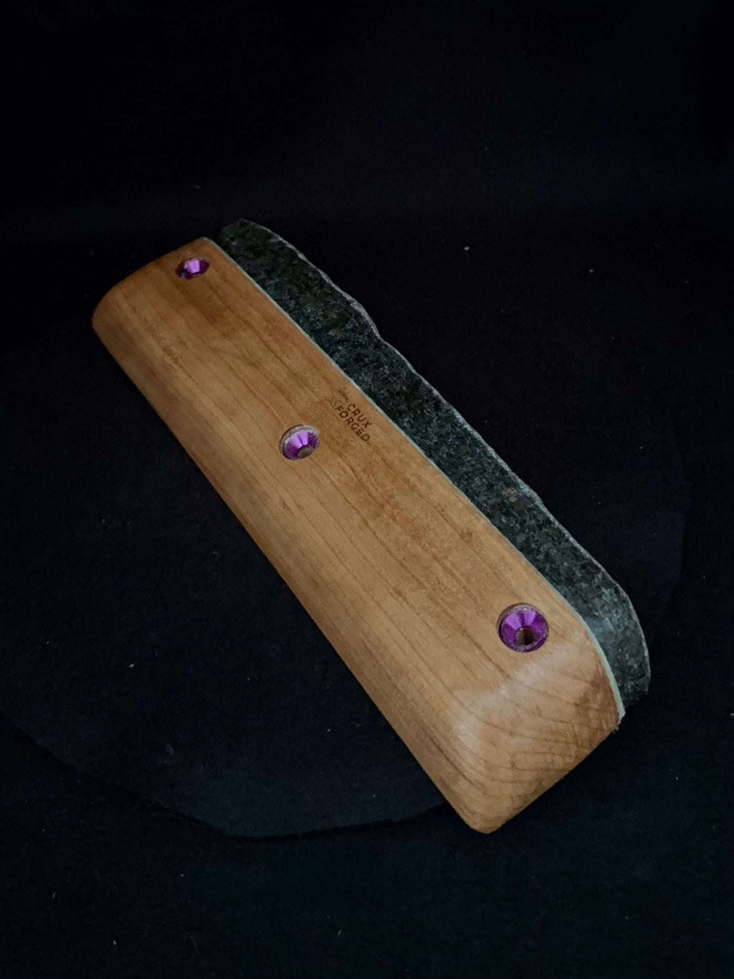 22mm, 0°-15° Incut Crimp Rail - Granite Woodie R014