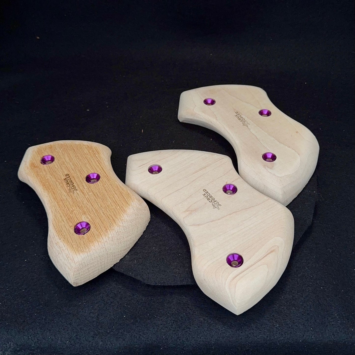 Thick "Wutang" Pinch - Wood Climbing Hold