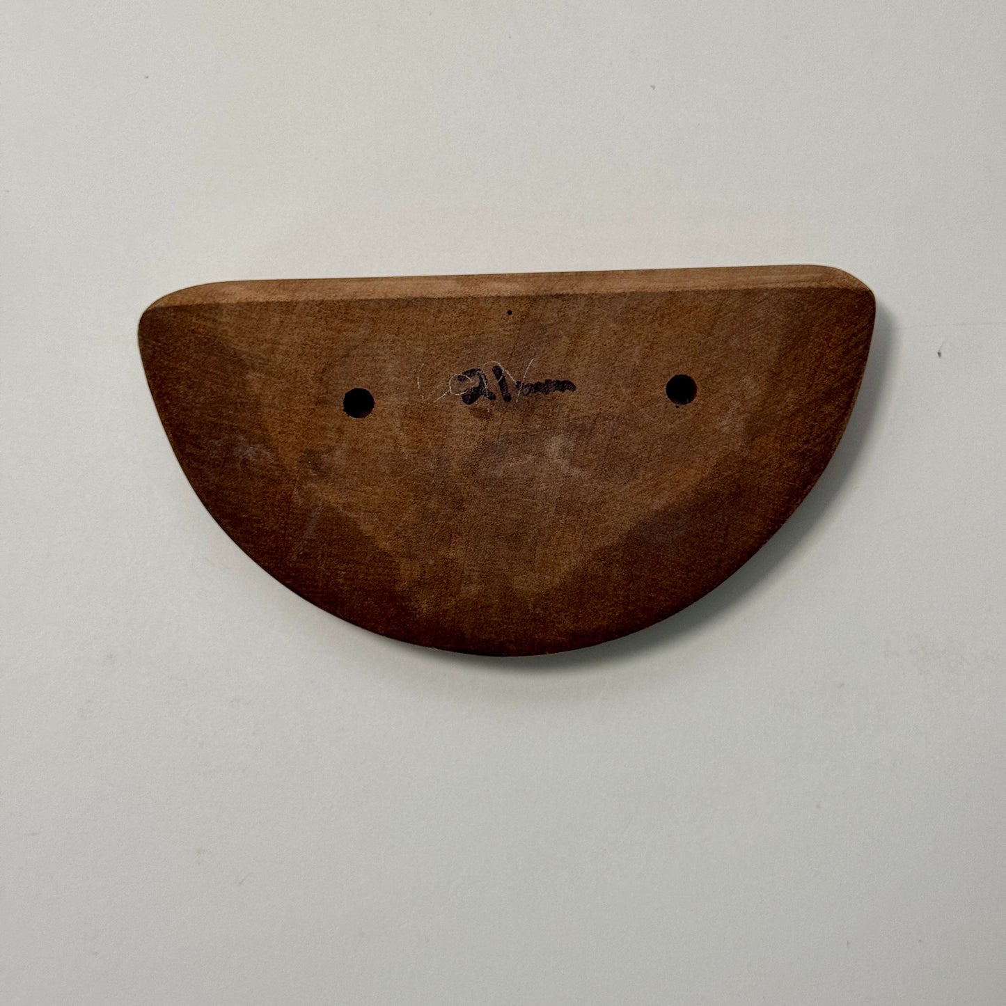 21mm 20° Incut Mahogany Crimp - Wood Climbing Holds