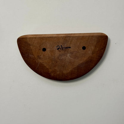 21mm 20° Incut Mahogany Crimp - Wood Climbing Holds