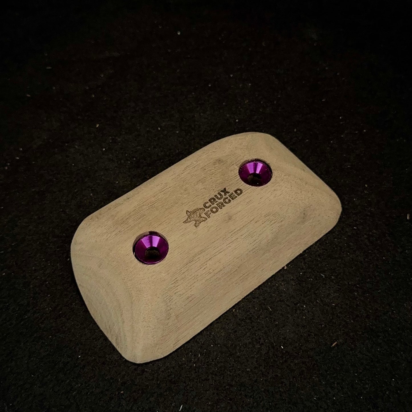 20mm 50° Natural Edge incut Crimp - Wood Climbing Hold