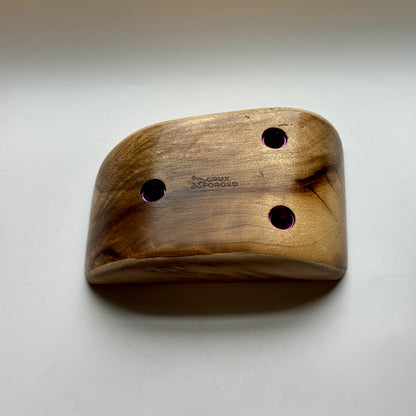 35-10°-70/80 Thick Wedge Pinch - Wood Climbing Hold