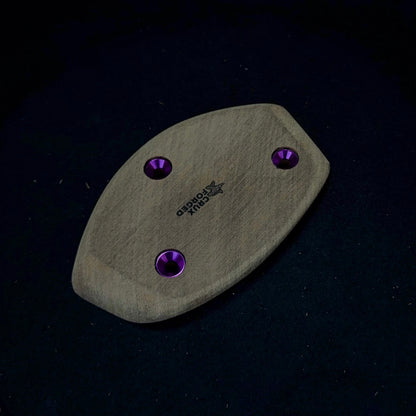 17mm Convex Crimp - Wood Climbing Hold