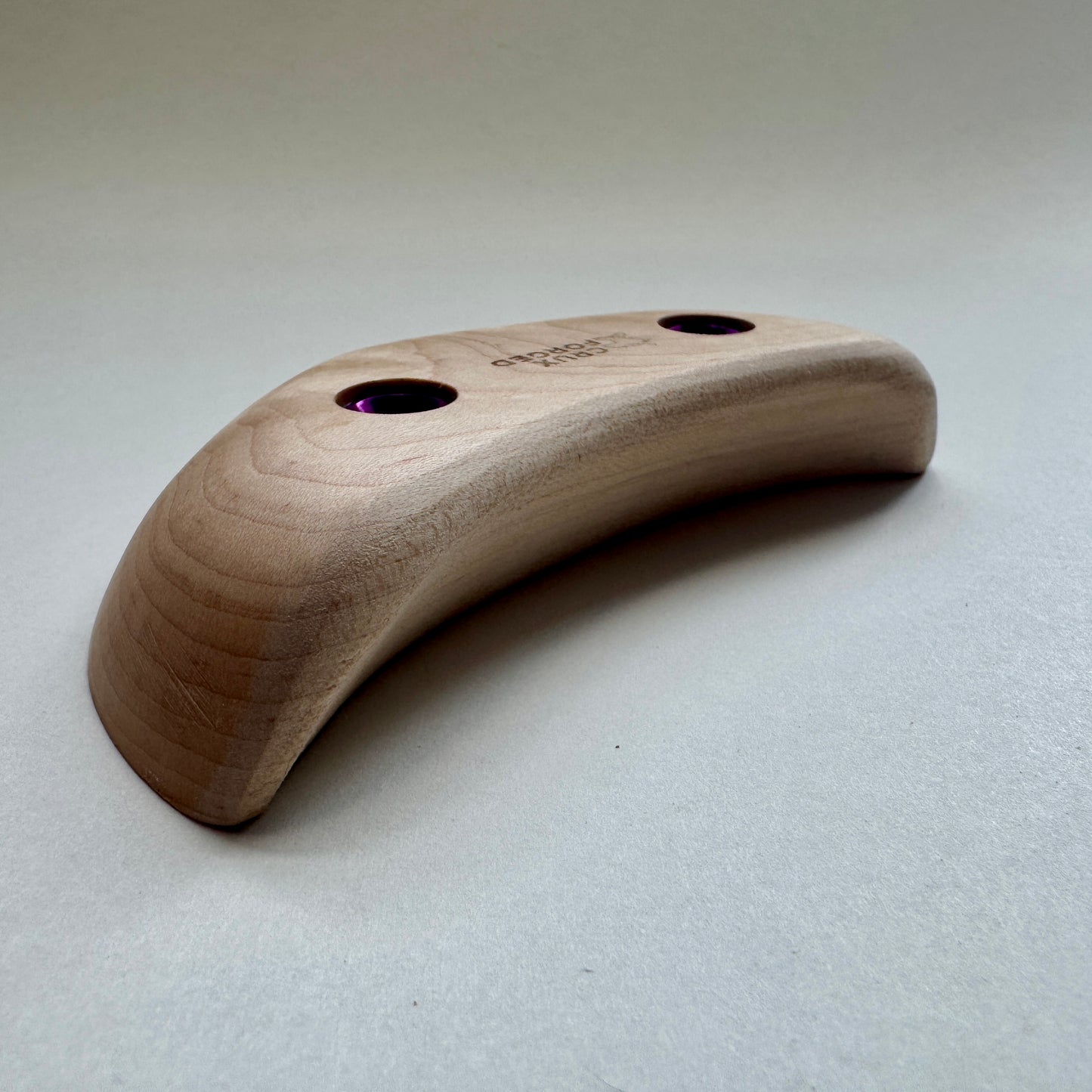 23mm - 30° Maple Tomahawk Crimp Pair - Wood Climbing Hold