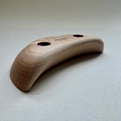 23mm - 30° Maple Tomahawk Crimp Pair - Wood Climbing Hold