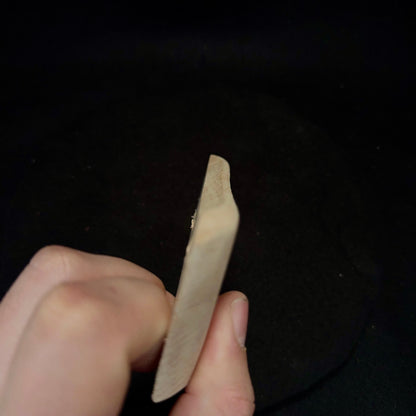 10mm 40° incut Micro Pinch - Wood Climbing Hold