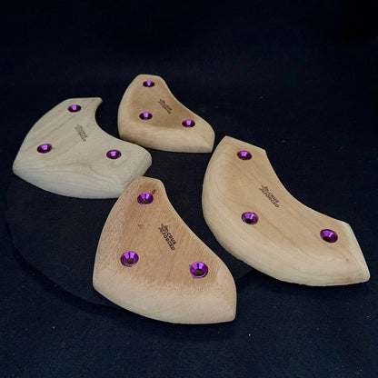 16-18mm Mask Crimp - Wood Climbing Hold