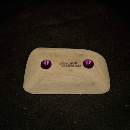 20mm 50° Natural Edge incut Crimp - Wood Climbing Hold