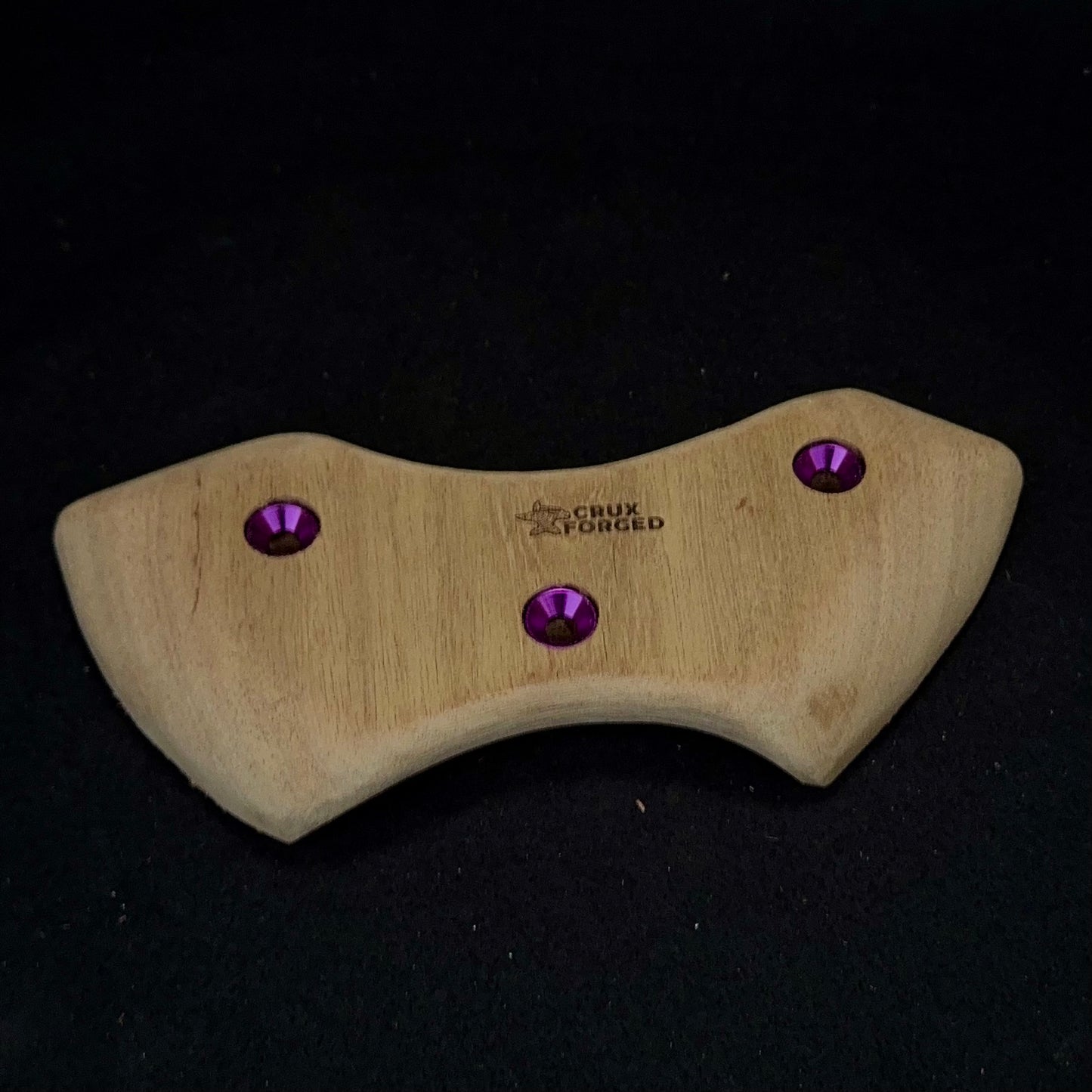 Thin "Wutang" Pinch - Wood Climbing Hold