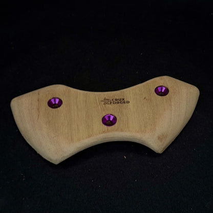 Thin "Wutang" Pinch - Wood Climbing Hold