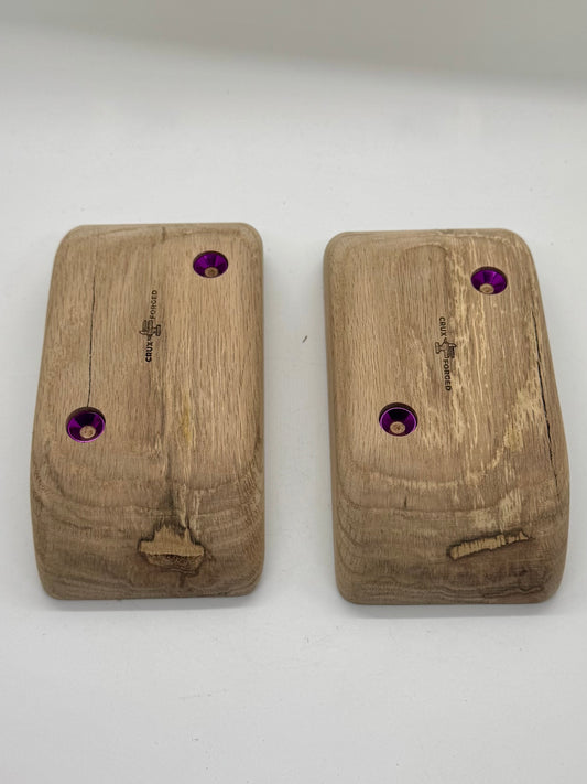 Standard Medium Pinch - Wood Climbing Holds