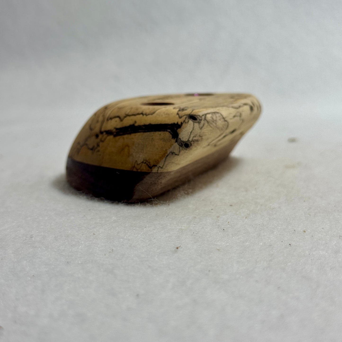 30mm Spalted Tamarind Undercut Crimp - Wood Climbing Hold