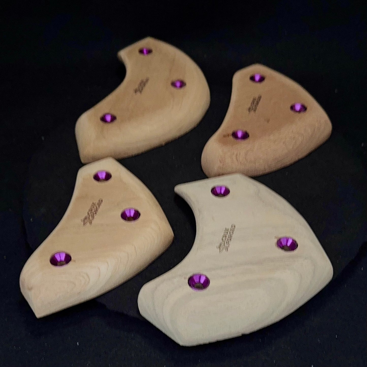 16-18mm Mask Crimp - Wood Climbing Hold