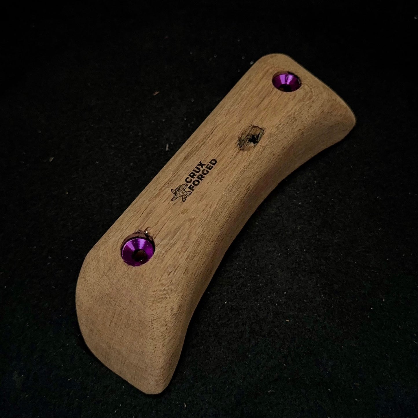 Thin Mahogany Edge/Pinch - Wood Climbing Hold