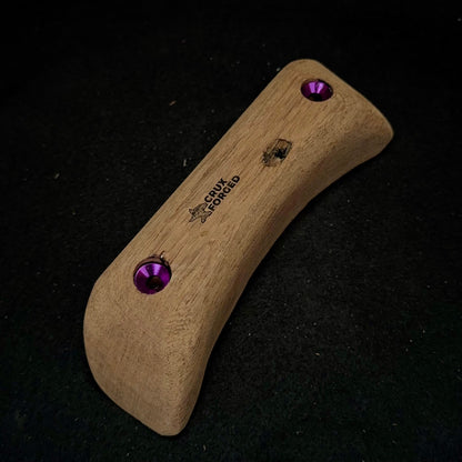 Thin Mahogany Edge/Pinch - Wood Climbing Hold