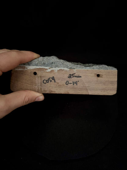 25mm, 0°-15° Incut Crimp - Granite Woodie C054