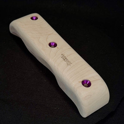 Wobbly Pinch Rail - Wood Climbing Hold