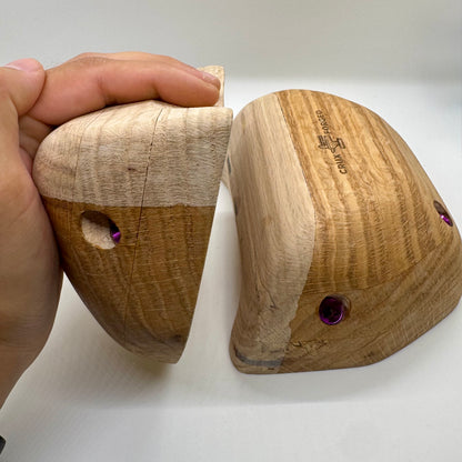 Finger Tip Flat Slopers - Wood Climbing Holds