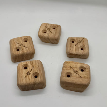 Standard Multi Angle Foot Chip - Wood Climbing Holds