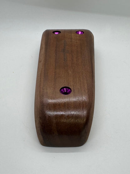 Walnut Pinch Rail - Wood Climbing Hold