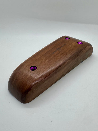 Walnut Pinch Rail - Wood Climbing Hold